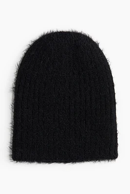 Fluffy-Knit Beanie