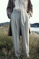 Wide-Leg Dress Pants