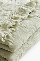 Ruffle-trimmed Bedspread