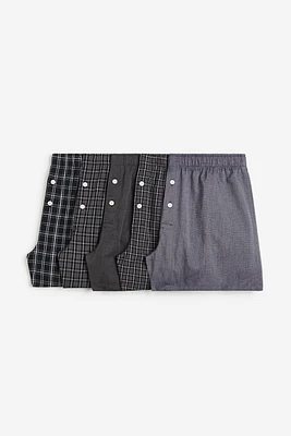 5-pack Woven Cotton Boxer Shorts