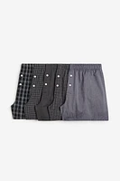 5-pack Woven Cotton Boxer Shorts