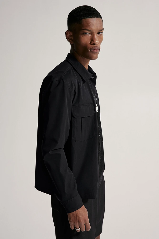 Regular Fit Utility Overshirt