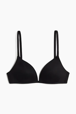 Padded Soft-Cup Microfiber Bra