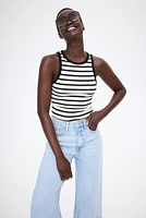MAMA Ribbed Nursing Tank Top