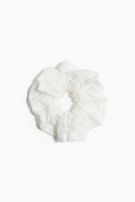 Embroidered Scrunchie