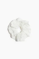 Embroidered Scrunchie