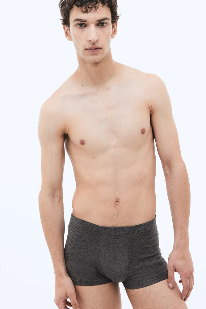 Lot de 5 caleçons boxeurs courts en coton