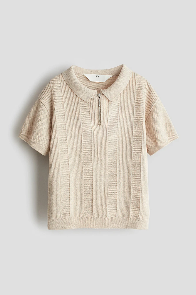 Knit Polo Shirt