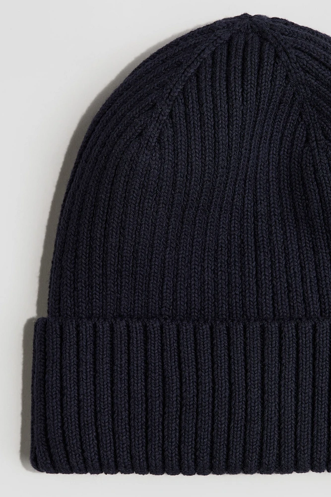 Rib-Knit Beanie