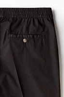Pantalon court coupe classique en coton