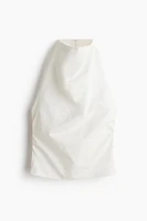 Draped Halterneck Top