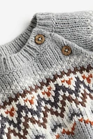 Jacquard-knit Sweater