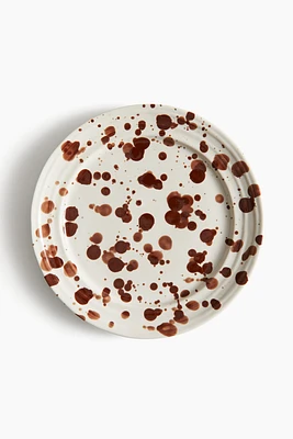 Grande assiette en grès cérame
