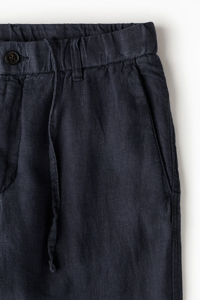 Regular Fit Linen Pants