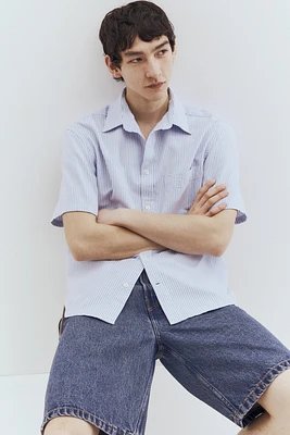 Chemise Oxford classique avec manches courtes