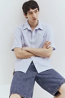 Chemise Oxford classique avec manches courtes