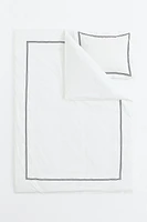 Cotton Percale Twin Duvet Cover Set