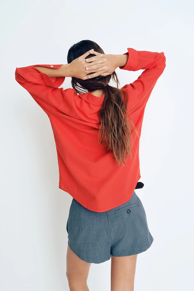 Linen-blend Shirt