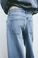 Wide High Ankle Jeans