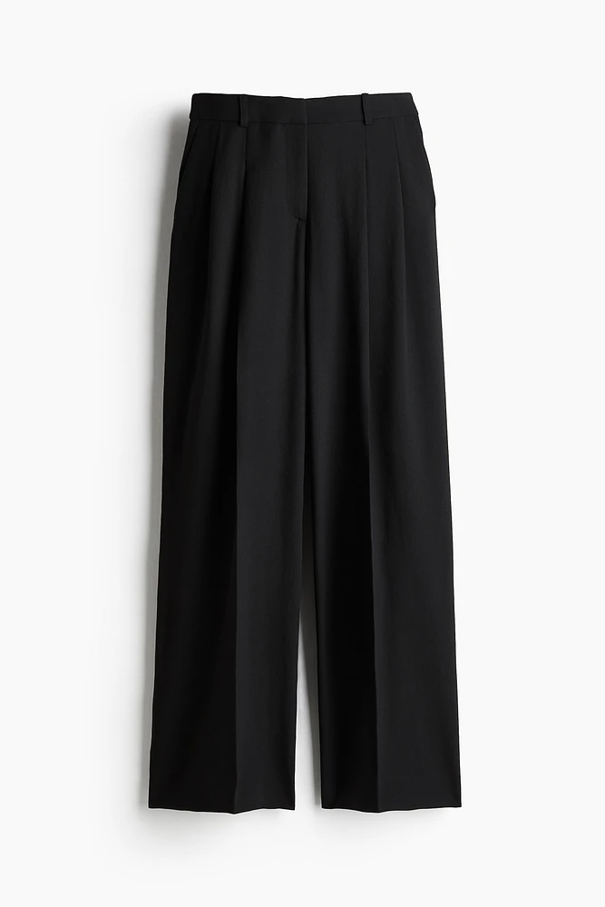 Wide-Leg Dress Pants