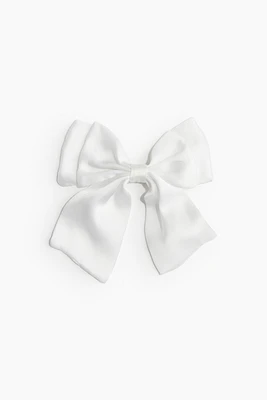 Bow-Decorated Hair Clip