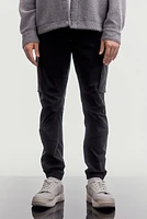 Slim Fit Nylon Cargo Joggers