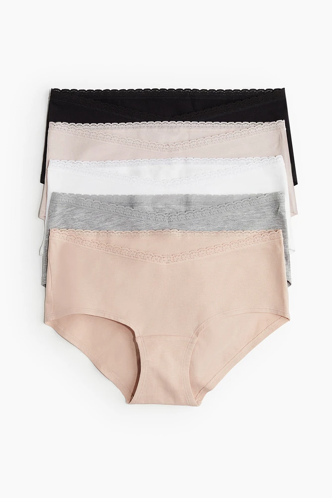 MAMA Lot de 5 culottes Hipster