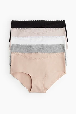 MAMA Lot de 5 culottes Hipster