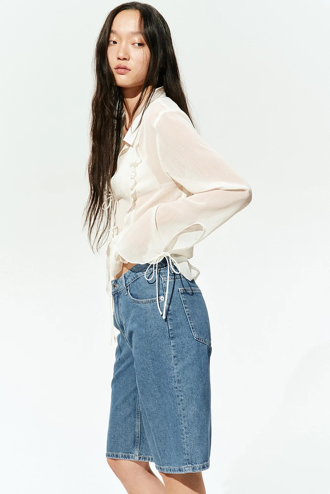 Bermuda Regular Denim Shorts