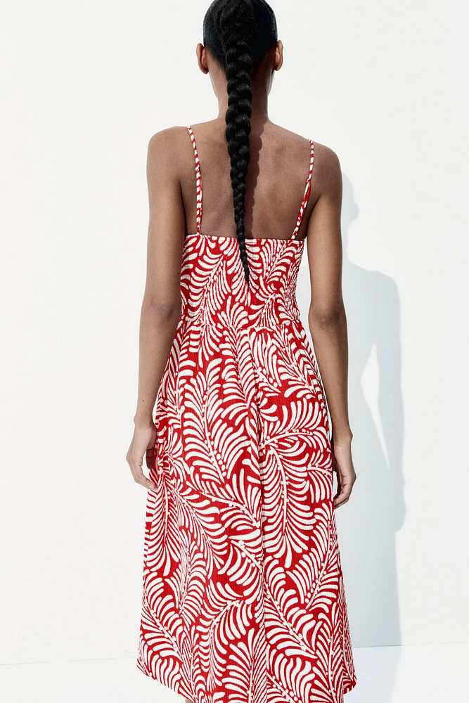 Smocked Strappy Dress