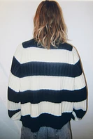 Rib-knit Sweater