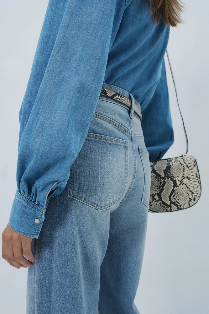 Wide High Jeans