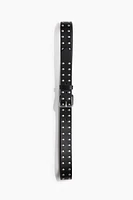 Studded Leather Belt