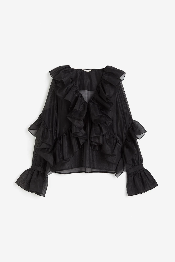 Blouse à volant