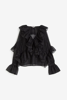 Blouse à volant