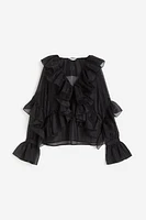Blouse à volant