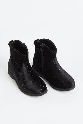 Glittery Boots