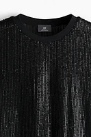 Regular Fit Sequined T-Shirt