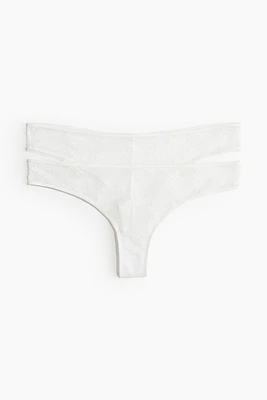 2-pack Lace Brazilian Briefs
