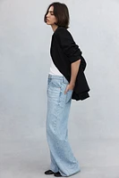 Feather Soft Super Wide Ultra High Jeans