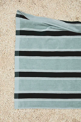Serviette de plage rayée