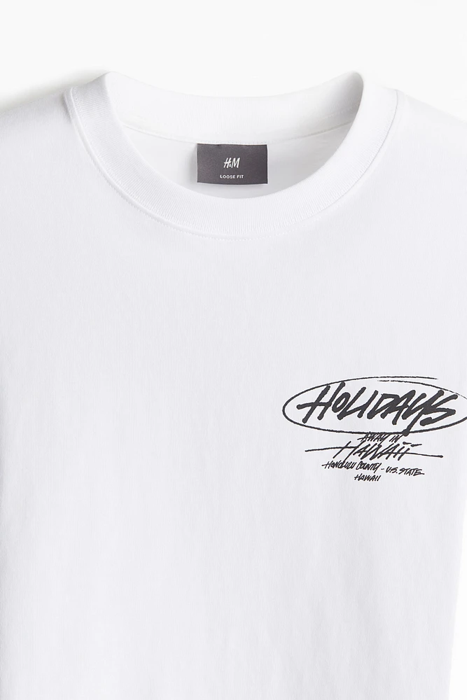 T-shirt imprimé Coupe Flottante