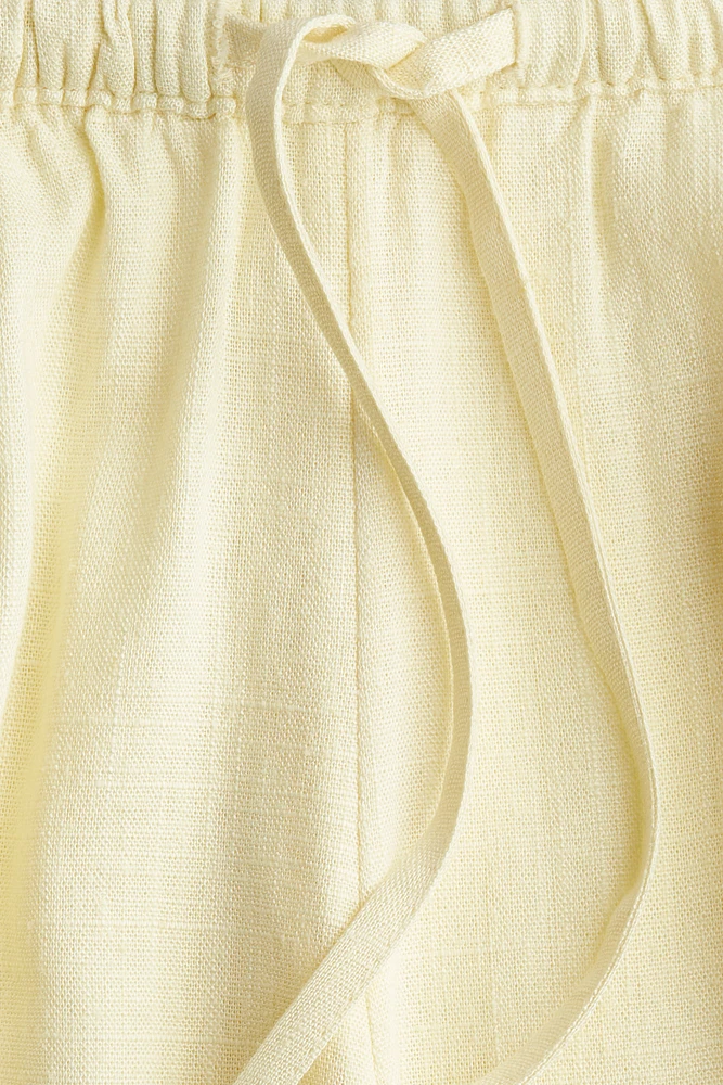 Straight-Leg Drawstring Pants