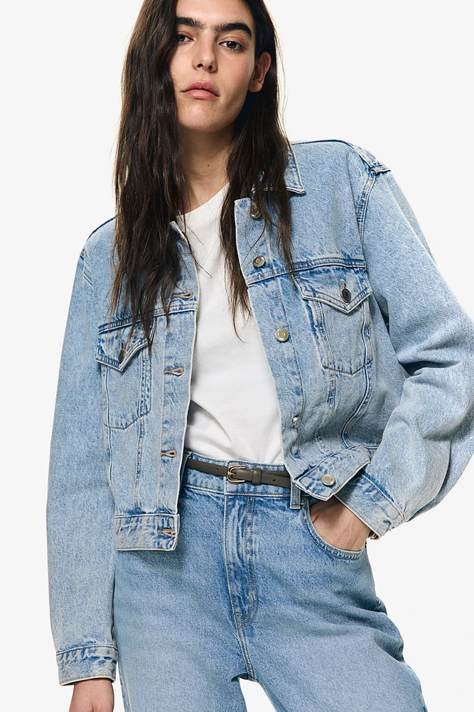 Slim Mom High Ankle Jeans