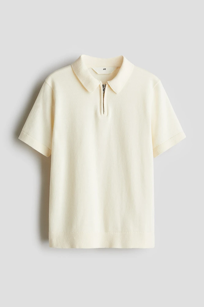 Half-Zip Polo Shirt