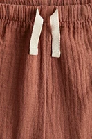 Cotton Muslin Shorts