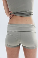 Short moulant en jersey