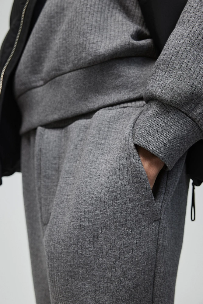 Regular Fit Ribbed Joggers