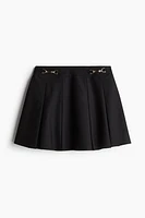 Pleated Mini Skirt