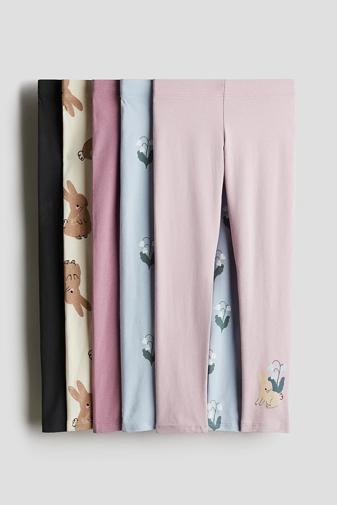5-pack Cotton Leggings